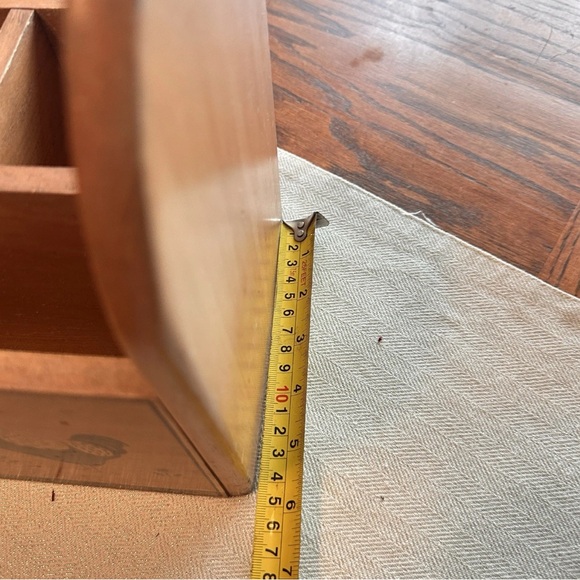 Rustic Wooden Organizer with Rooster Design - Picture 6 of 10